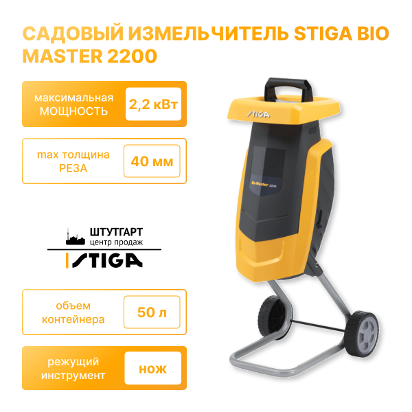 Измельчитель Stiga BIO Master 2200 290000222/ST1